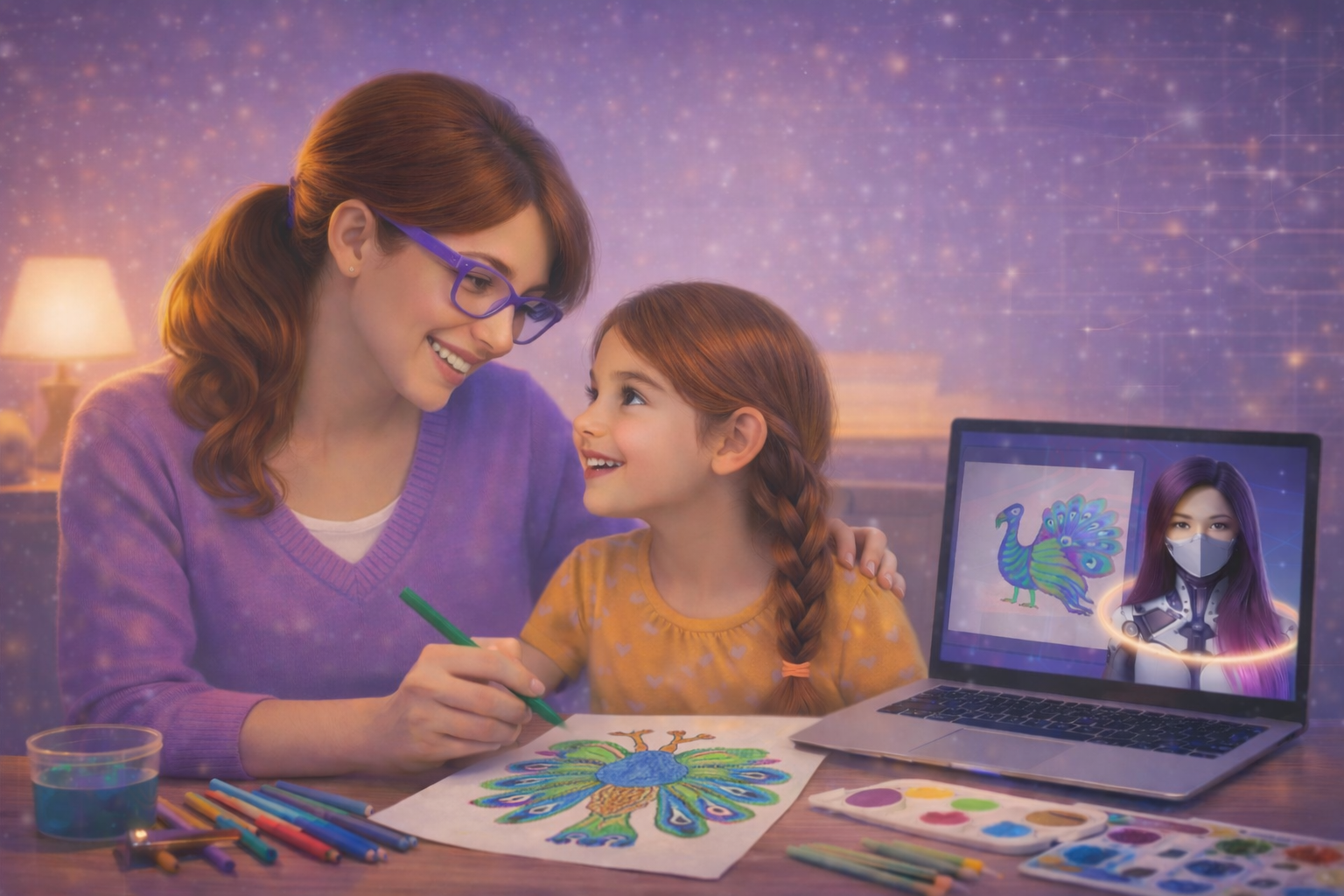 How I Use AI With My Child Without Replacing Imagination